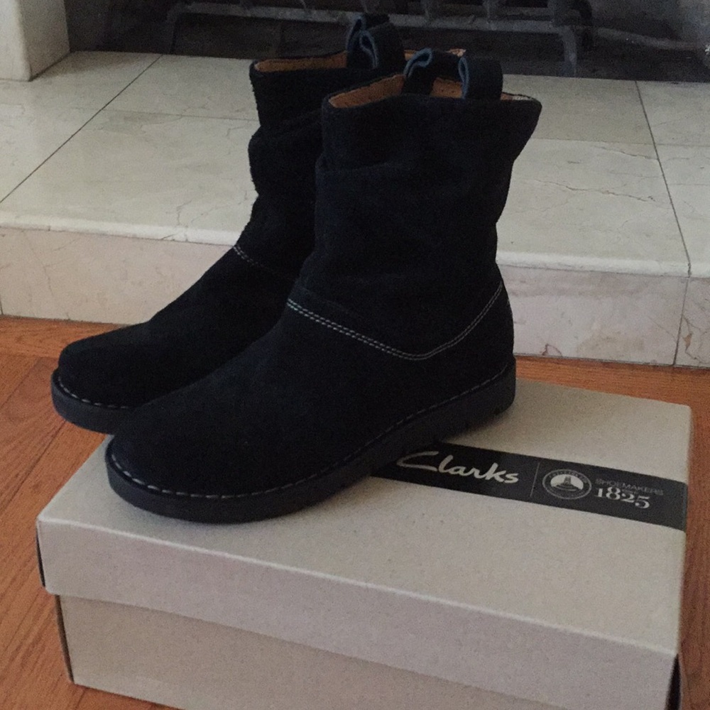Clark’s Boots $178 suede high top